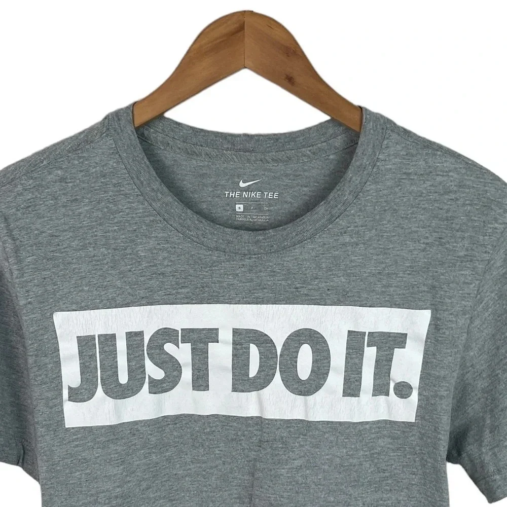 TS833 Mens Nike The Nike Tee Just Do It Logo Workout T Shirt S